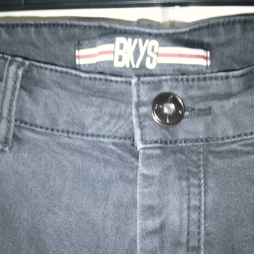 BKYS Men's ( Unisex ) Slim Straight Jeans - Black